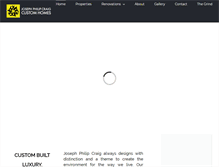 Tablet Screenshot of jpcraighomebuilders.com